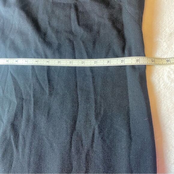 Lauren Ralph Lauren Black Sleeveless Wool Blend Dress Size 6 - Picture 10 of 11